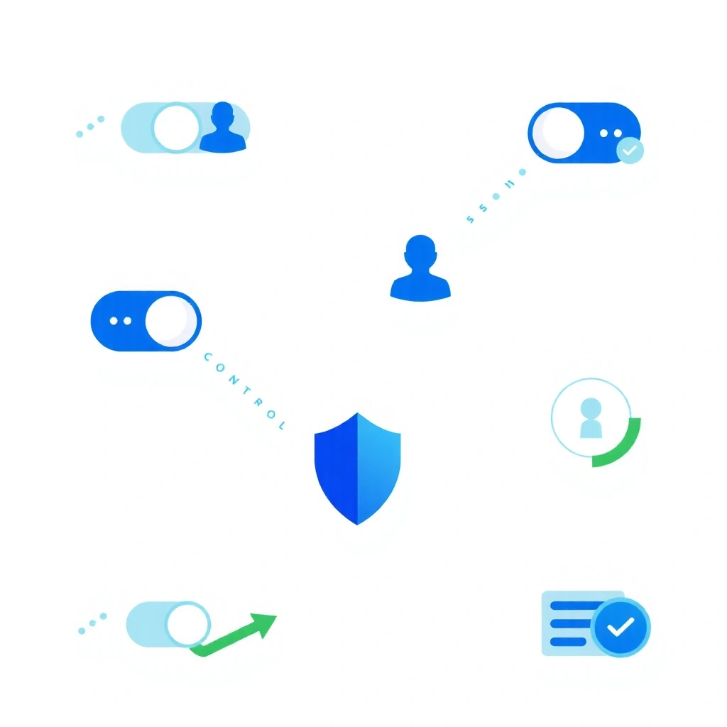 User rights and data control